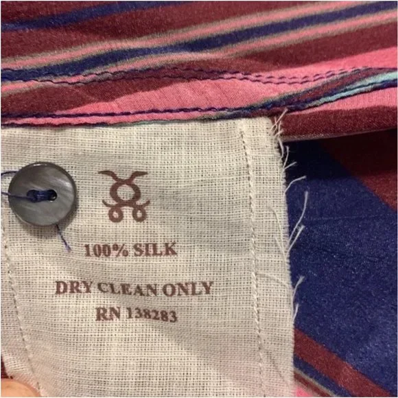 Figue Elena Long-Sleeve Multi-Striped Dress Size M NWOT - Picture 10 of 12